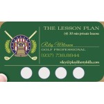 Golf Lesson Punchcard