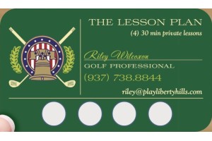 Golf Lesson Punchcard